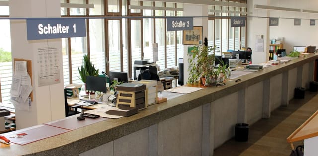 Schalter einer Zulassungsstelle